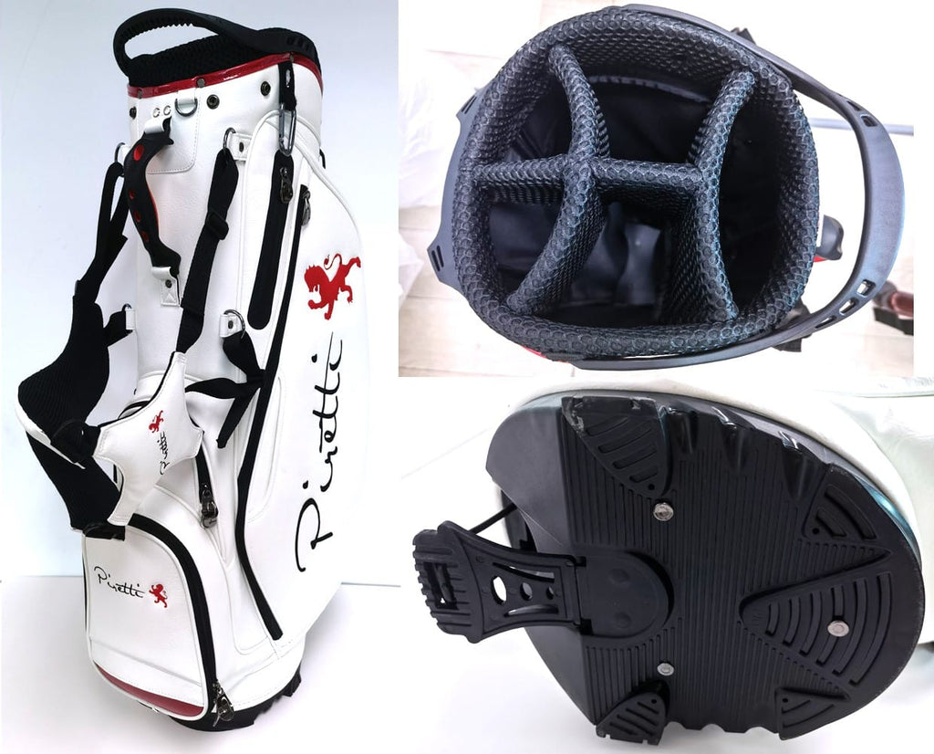 Piretti ホワイト ゴルフバッグ Piretti Limited Edition Deluxe Stand Bag - White – Piretti Golf