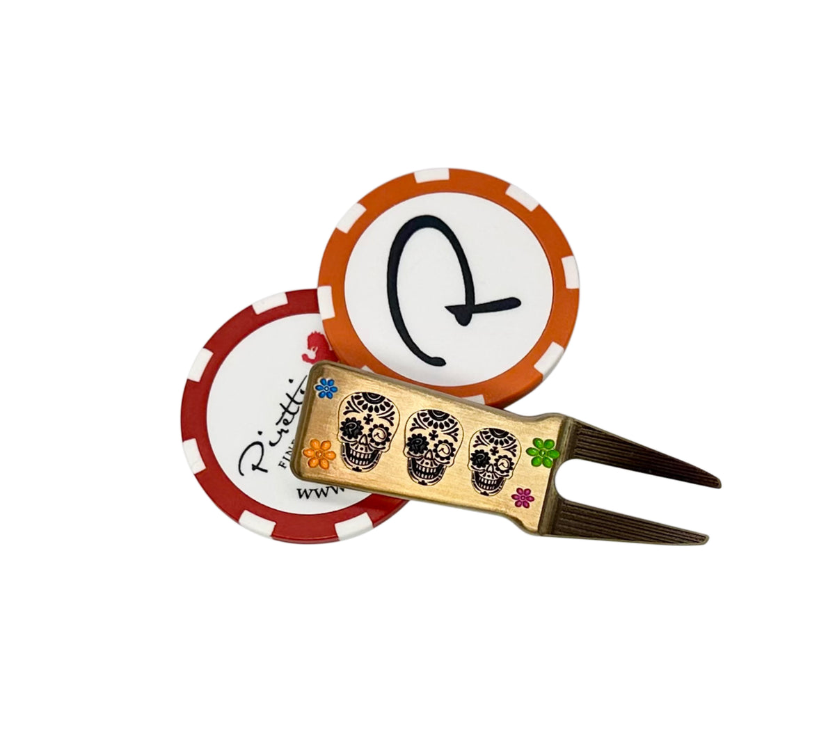 New Workshop Mini Dia de los Muertos Divot Tool