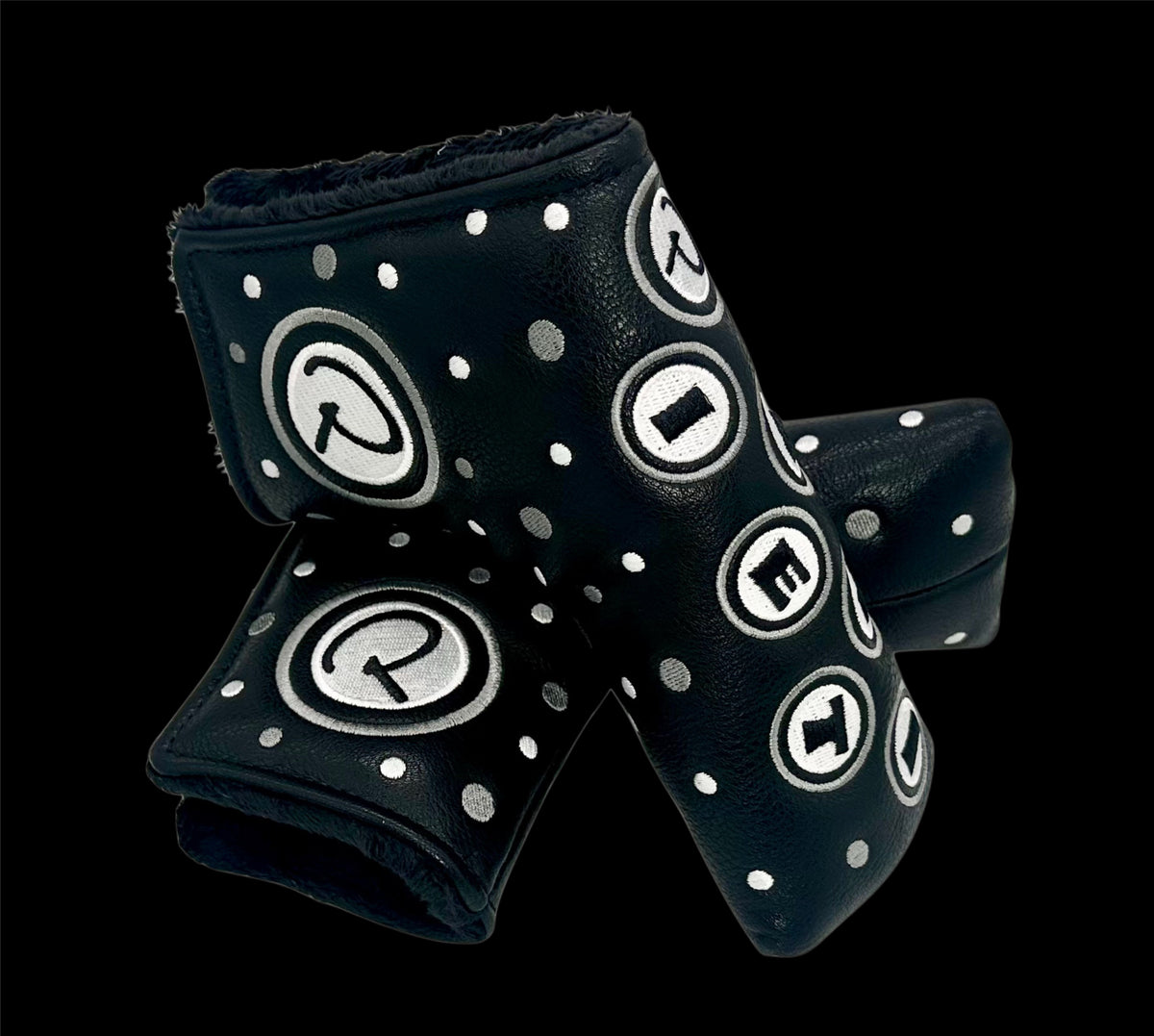 Tour Only Polka Dot Headcover - Black