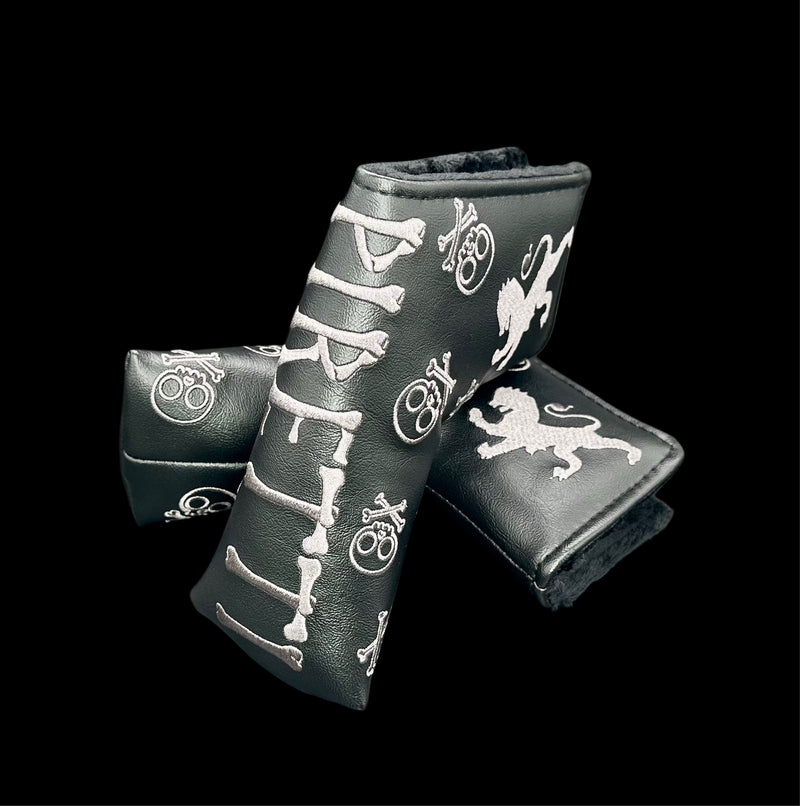 Tour Only Skull & Bones Headcover - Black