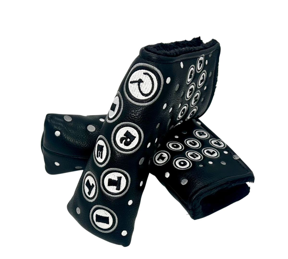 Tour Only Polka Dot Headcover - Black