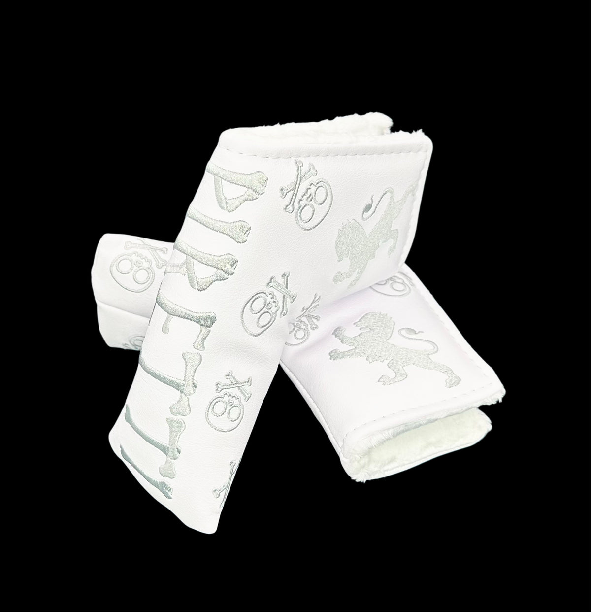 Tour Only Skull & Bones Headcover - White