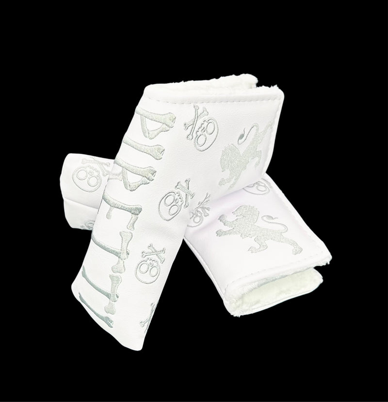 Tour Only Skull & Bones Headcover - White
