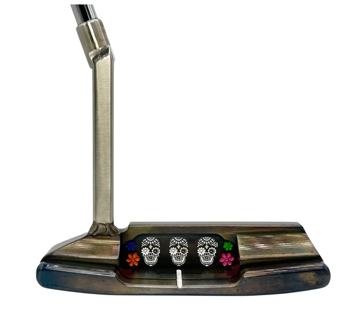 Studio Tesora 2 LN Dia de los Muertos Carbon/Stainless 2-Tone with Oil Can Finish