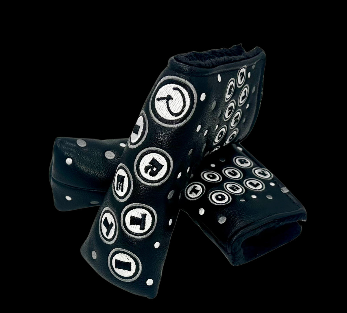 Tour Only Polka Dot Headcover - Black