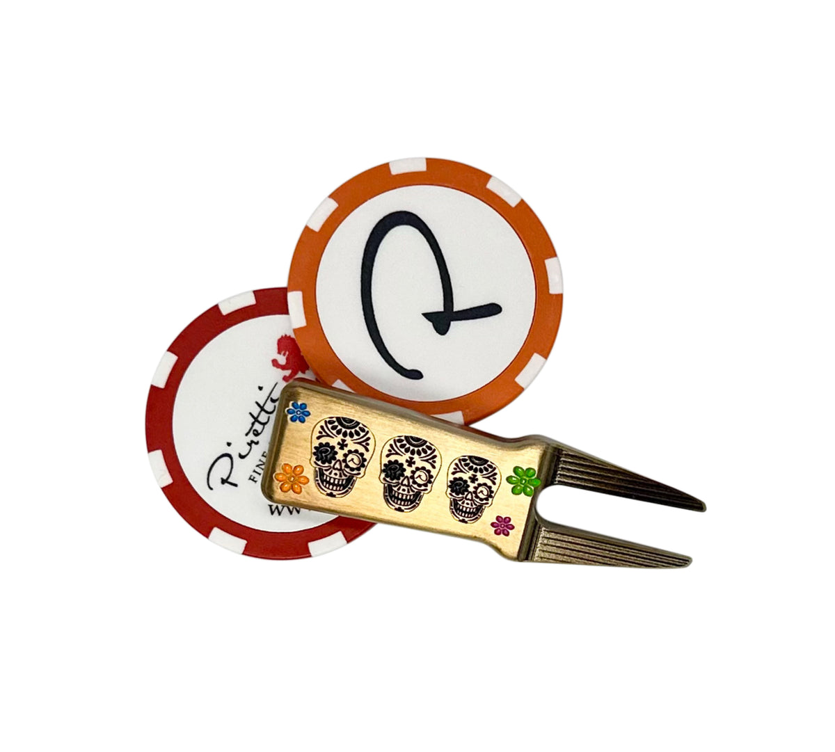 New Workshop Mini Dia de los Muertos Divot Tool