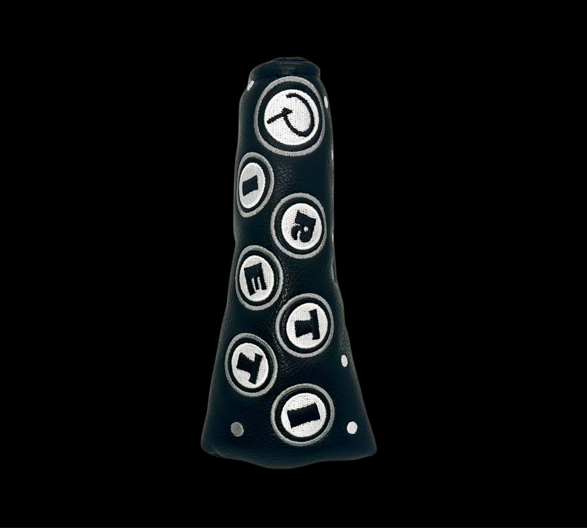 Tour Only Polka Dot Headcover - Black