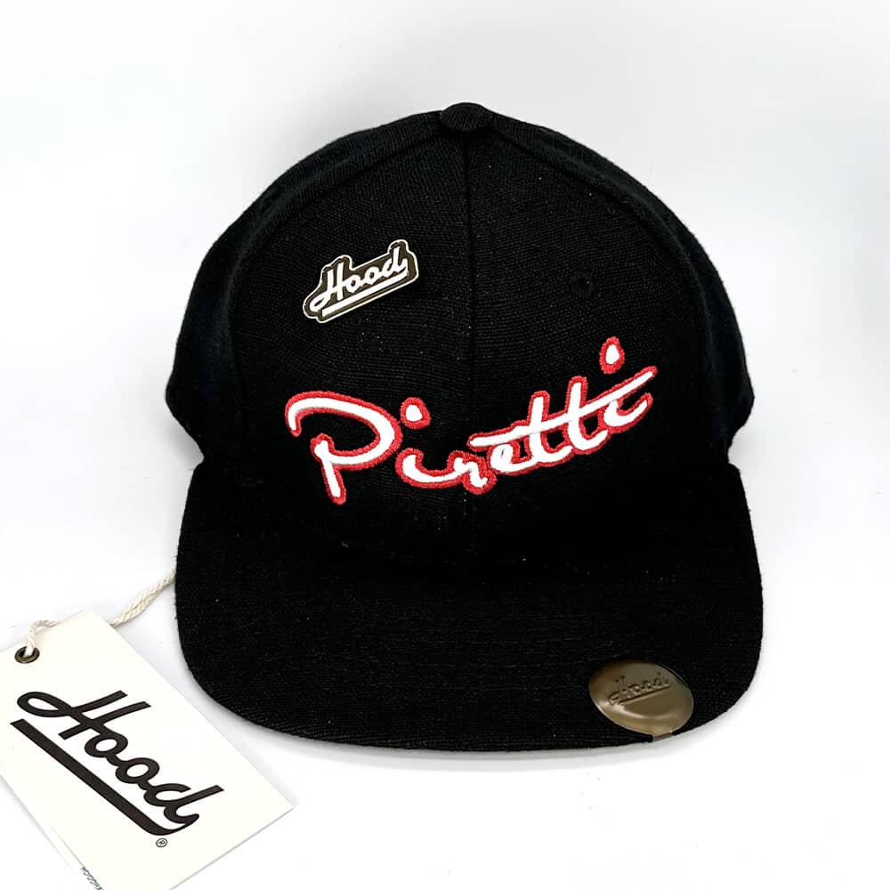Piretti Cotton Twill Hood Hat - Black