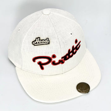 Piretti Cotton Twill Hood Hat - White