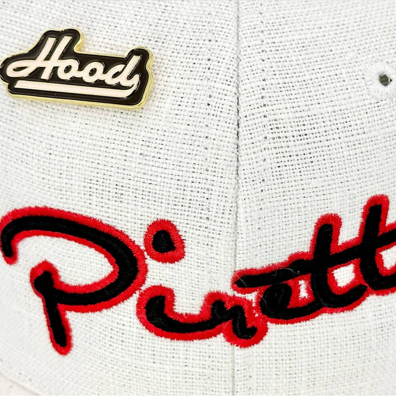 Piretti Cotton Twill Hood Hat - White