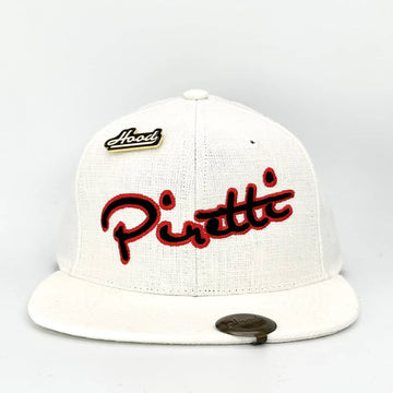 Piretti Cotton Twill Hood Hat - White