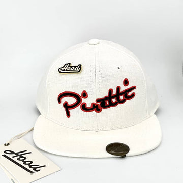 Piretti Cotton Twill Hood Hat - White