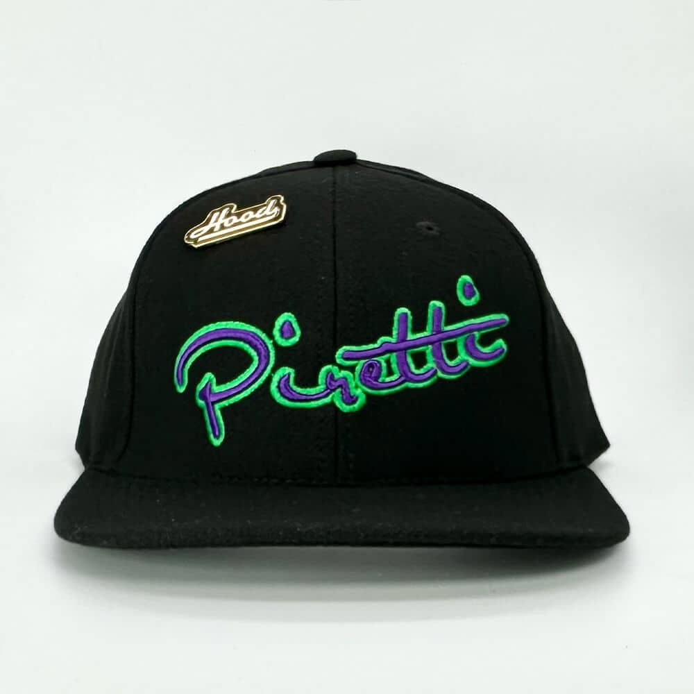 Piretti Cotton Twill Hood Hat - Black