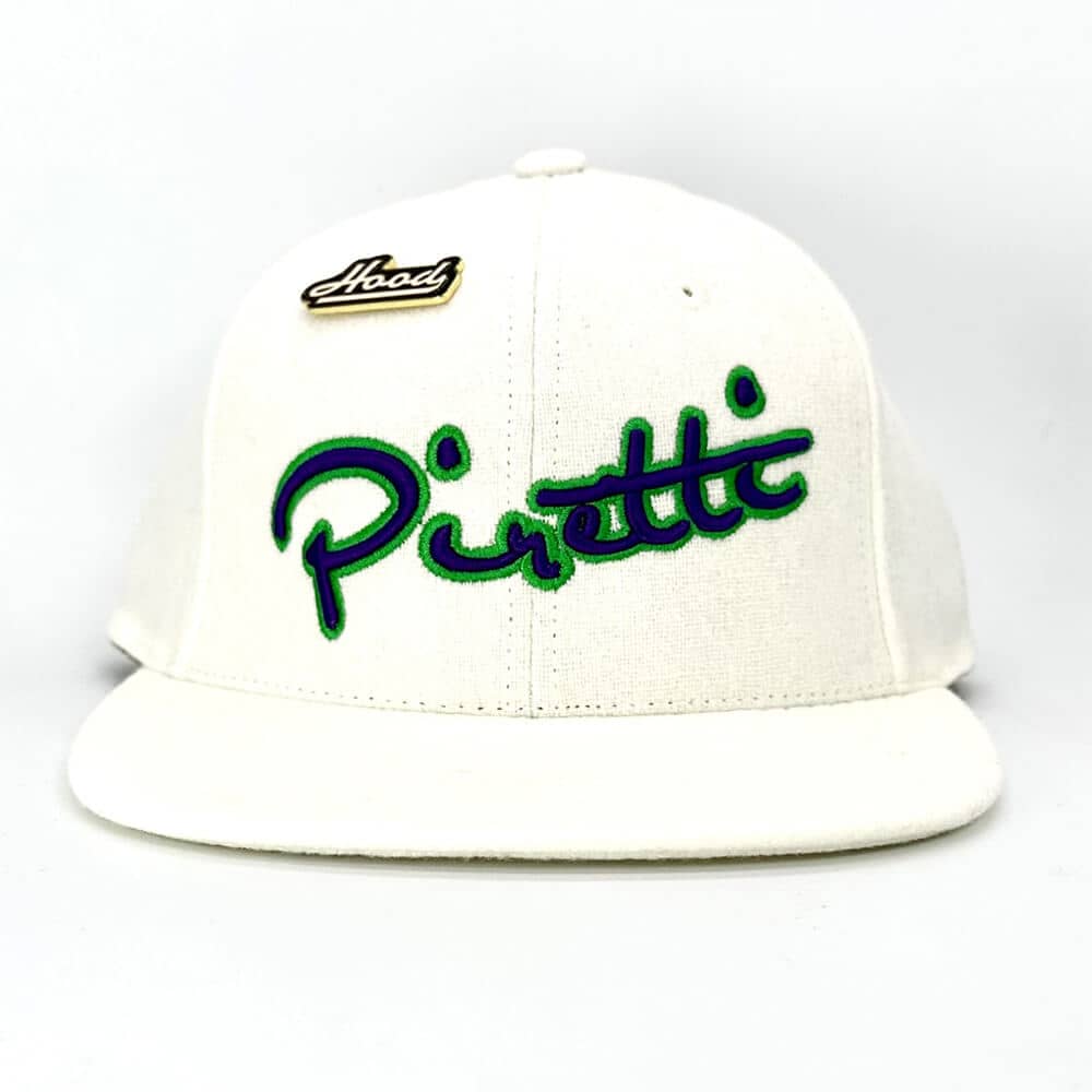 Piretti Cotton Twill Hood Hat - White