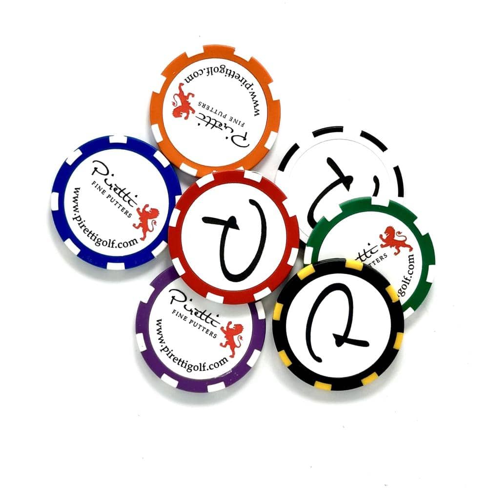 Piretti(ピレッティ) グリーンマーカー Accessories Casino Chip カジノチップマーカー ユニセックス PR-CM0001 Blue n5ksbvb Piretti Logo Poker Chip – Piretti Golf