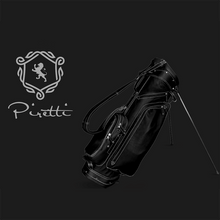 Piretti Limited Edition Leather Sun Mountain Stand Bag - Black